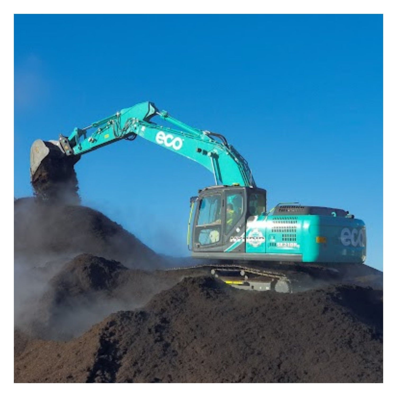 Eco digger on soil