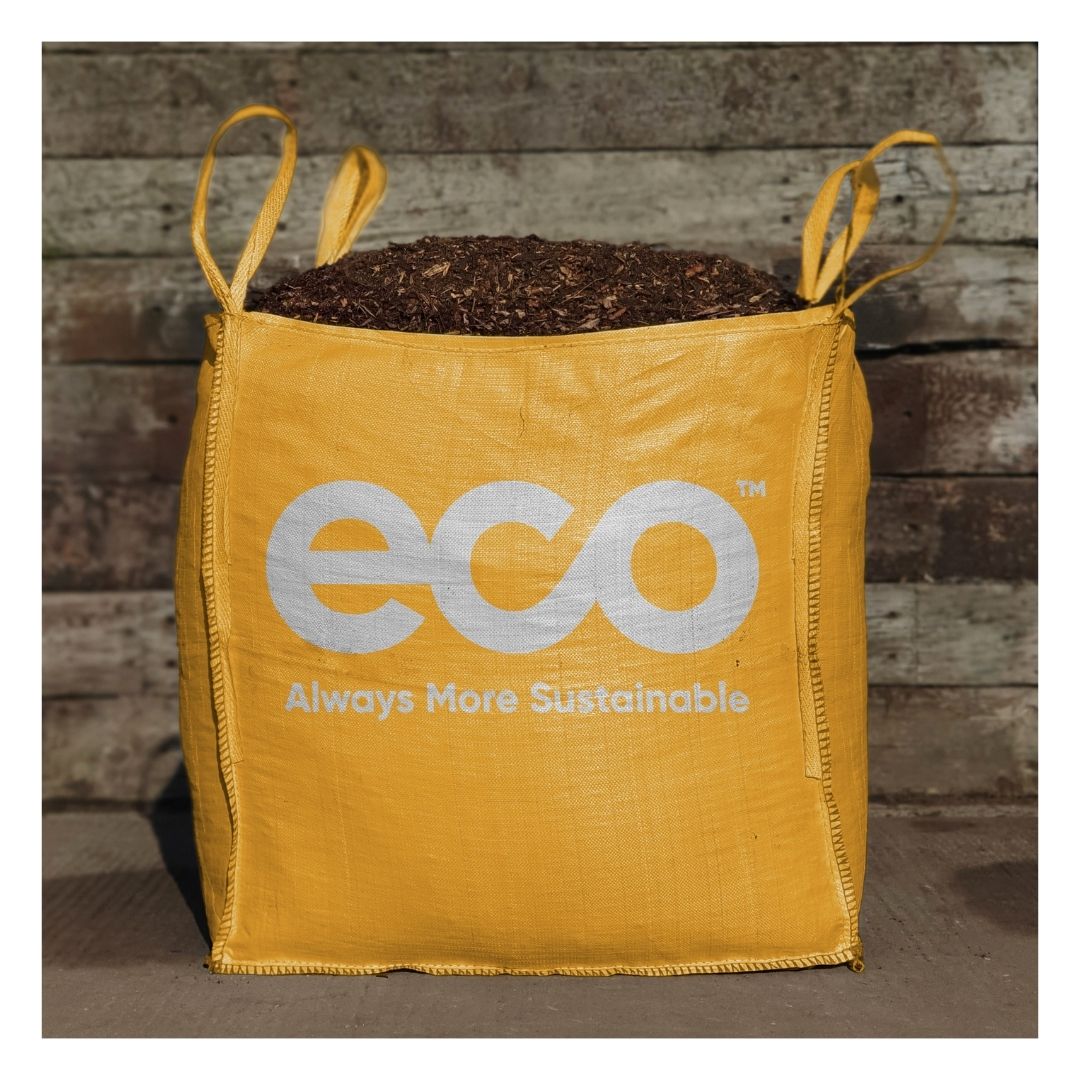 Eco Garden Path Woodland Mulch in a bulk bag