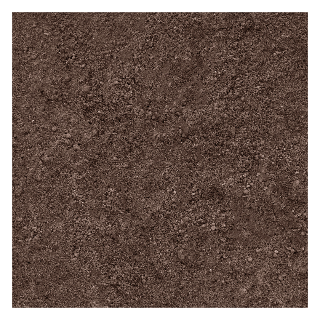 A close-up of rootzone soil blend, showing a mix of soil and sand particles, ideal for sports pitches, golf courses, and healthy turf growth.