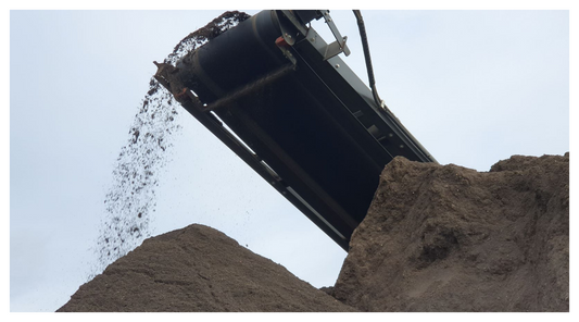 Image of soil being screened