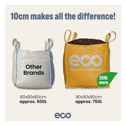 10cm matters with eco landscaping bulk bags for more volume