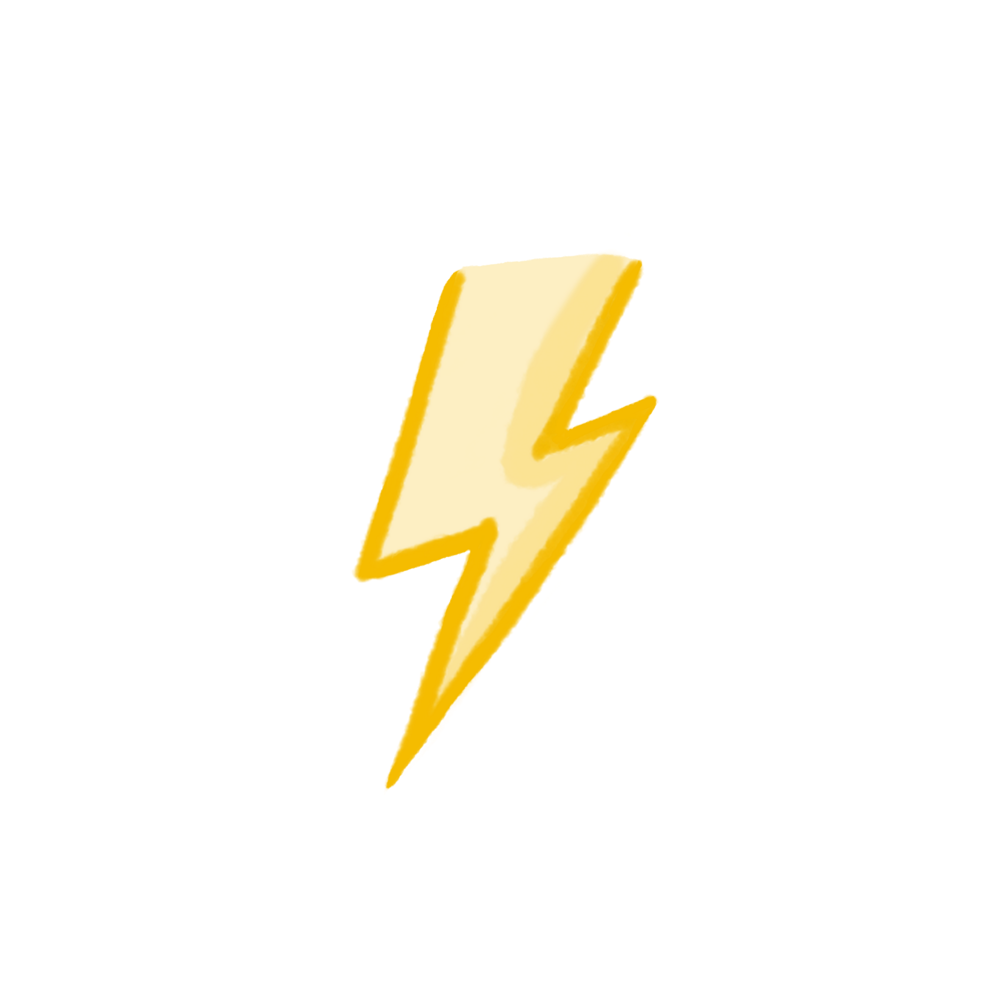 Lightening bolt image icon